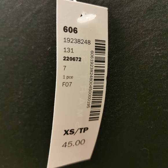 BNWT Smart Set Faux Wrap Lightweight Knit Little Black Dress, Extra Small - Picture 5 of 5